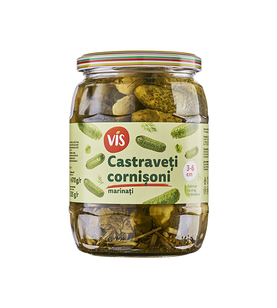 Castraveți marinați Cornișoni