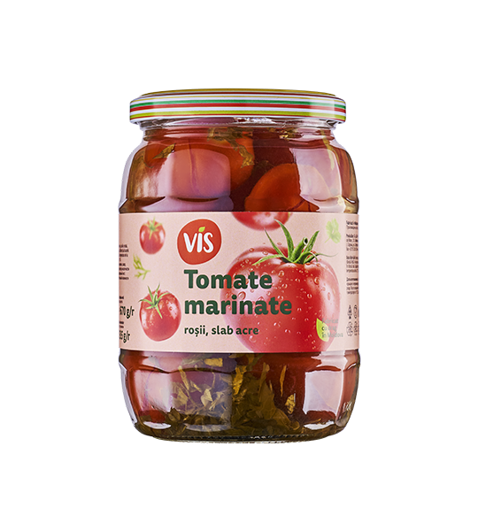 Tomate marinate roșii